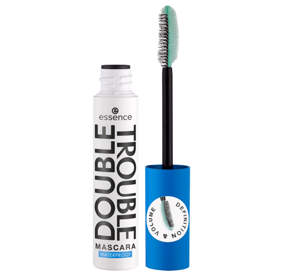 Mascara-Essence-Double Trouble Mascara Waterproof-Black-F-12ML