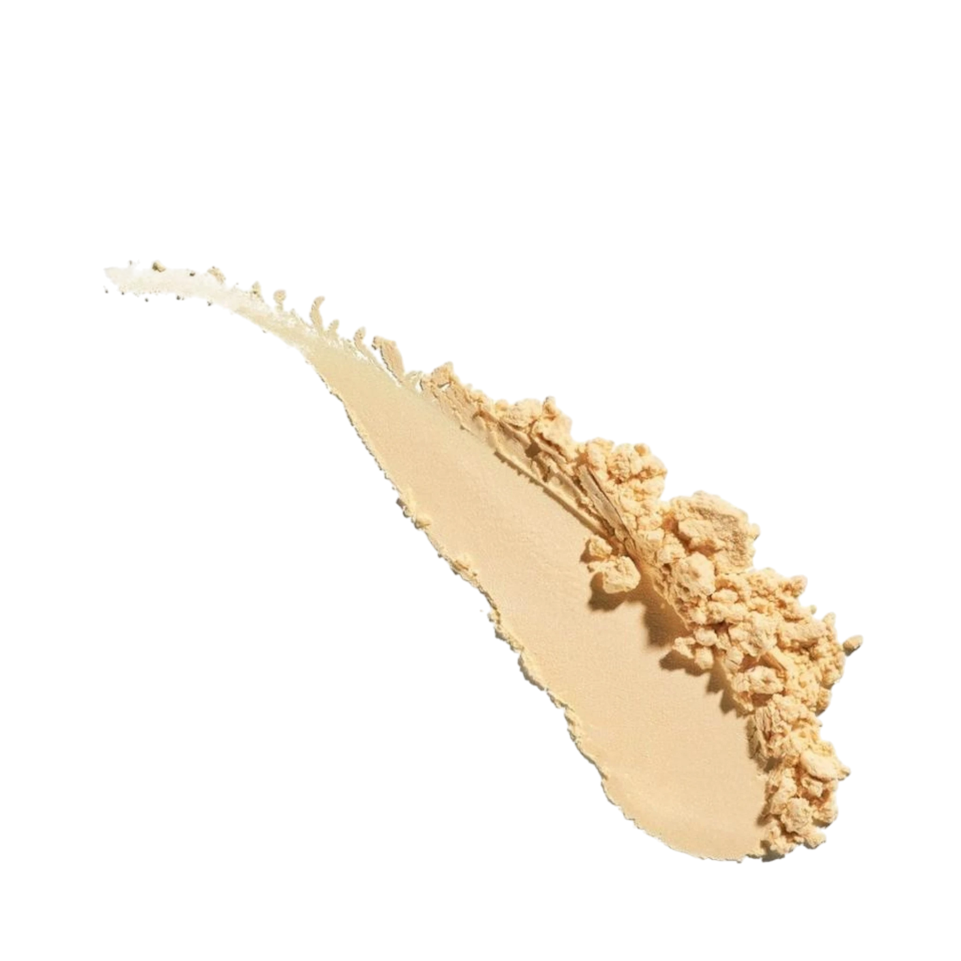 banana loose powder swatch for matte highlighting and makeup setting