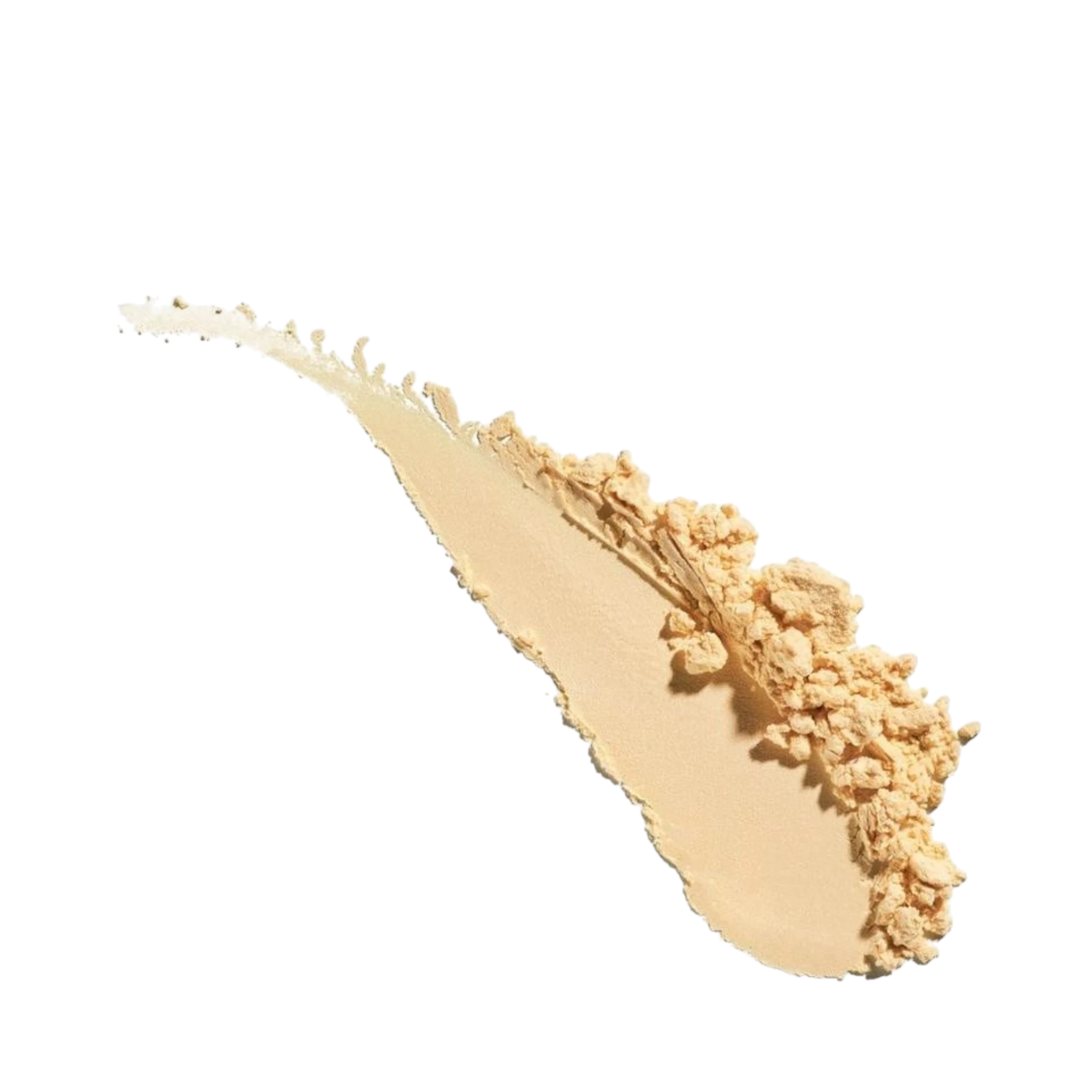 banana loose powder swatch for matte highlighting and makeup setting