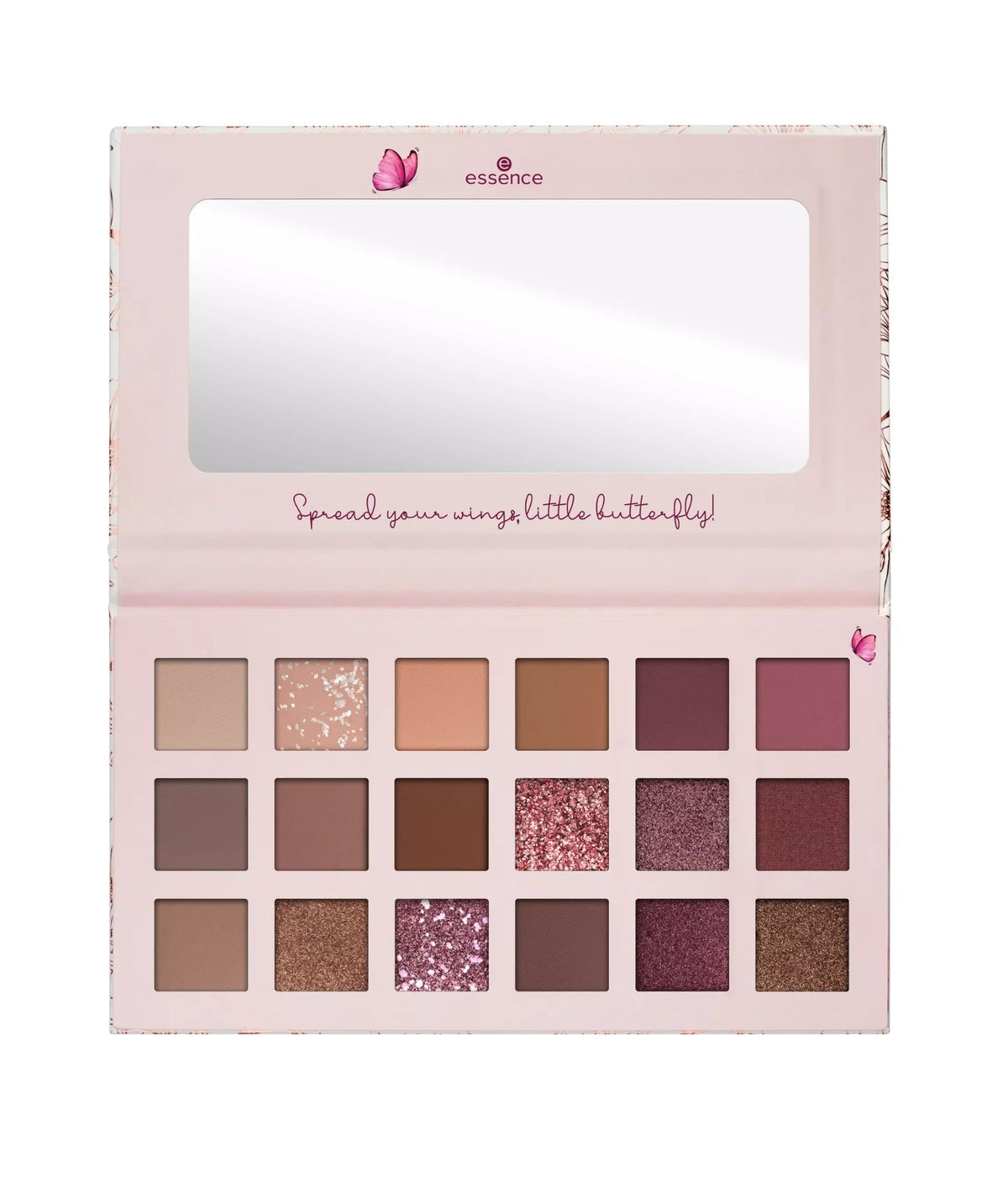 Eyeshadow Palette-Essence-Blooming Wings Eyeshadow Palette-01-F-18G