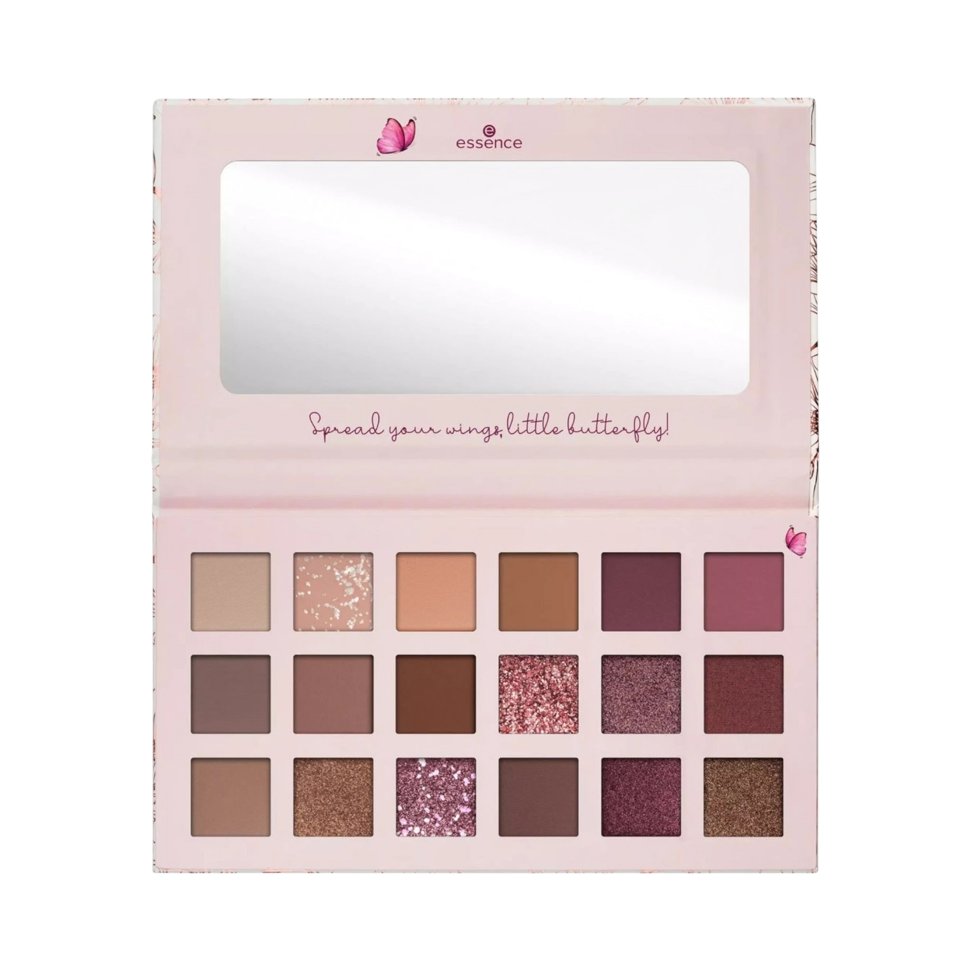 Eyeshadow Palette-Essence-Blooming Wings Eyeshadow Palette-01-F-18G