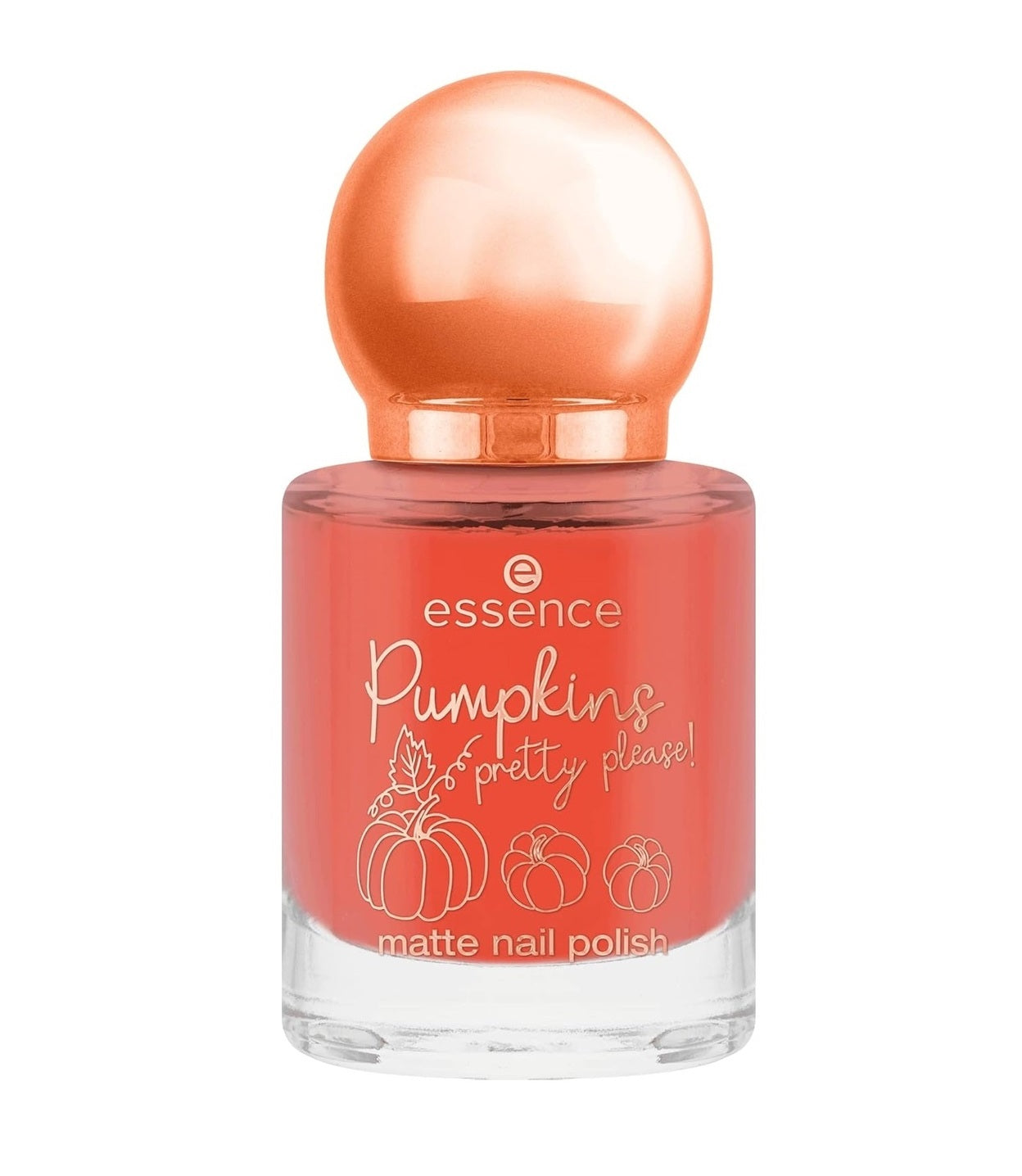 Nail Polish-Essence-Pumpkins, Pretty Please! Matte Nail Polish-01-Pumpkin Patch Princess-F-8ML