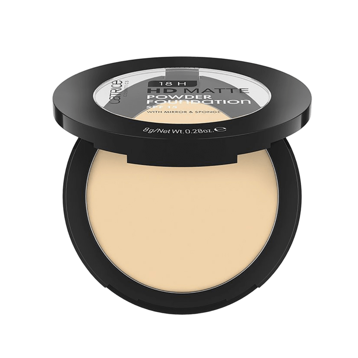 Foundation-Catrice-18H HD Matte Powder Foundation-010W-Warm-F-8G