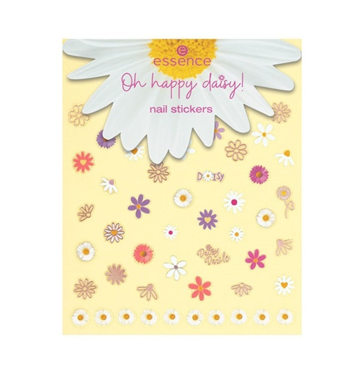 Nail Stickers-Essence-Oh Happy Daisy Nail Stickers-F-50PCS