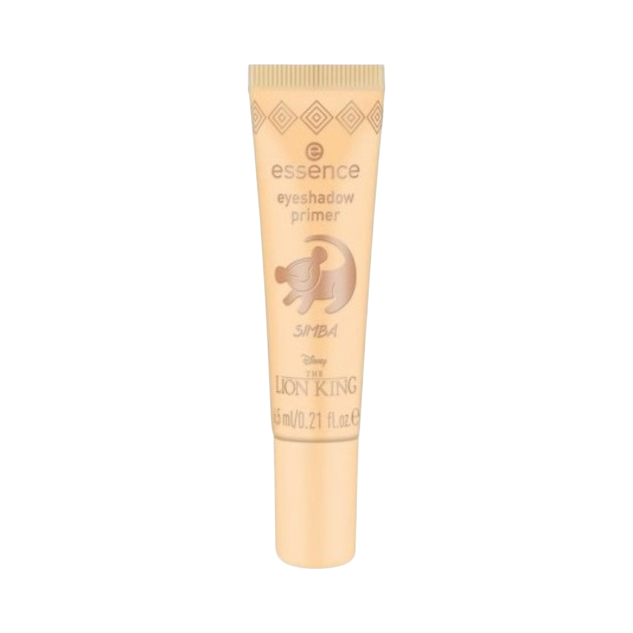ModaBodyShop essence Disney The Lion King eyeshadow primer in a beige squeeze tube with Simba graphic