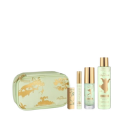 ModaBodyShop Disney The Jungle Book makeup set featuring a cosmetic bag, mascara, primer, lip balm, and facial toner.