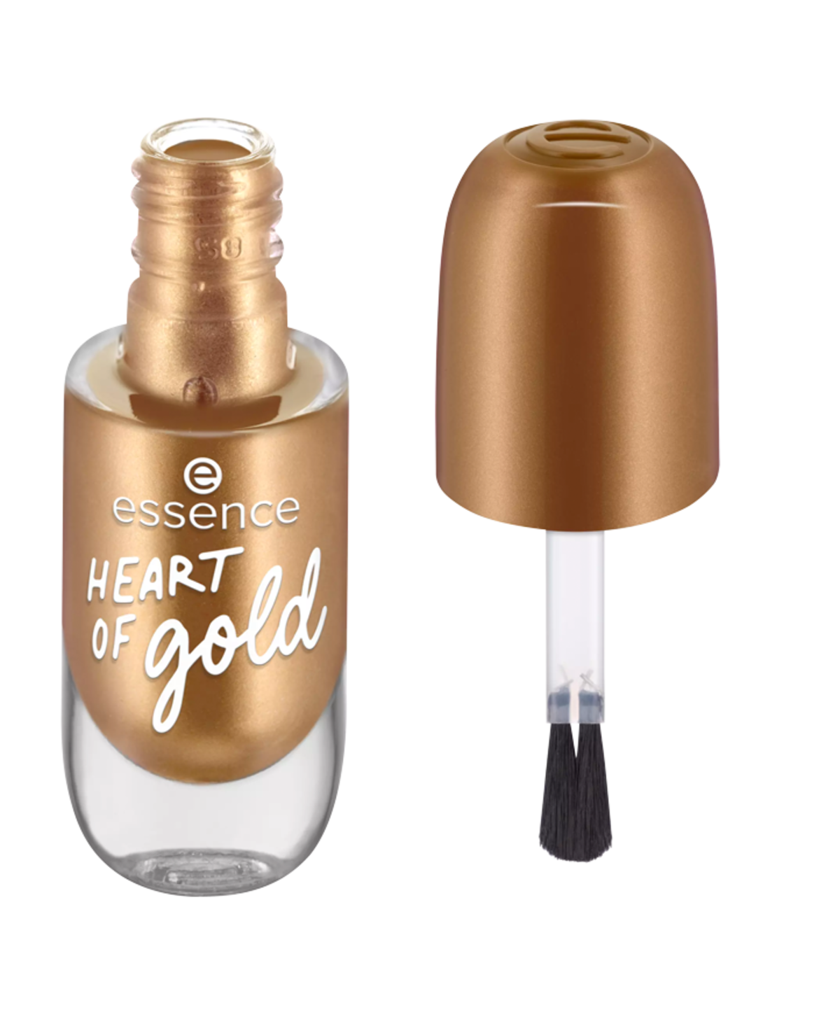 Nail Polish-Essence-Gel Nail Colour-62-HEART OF gold-F-8ML