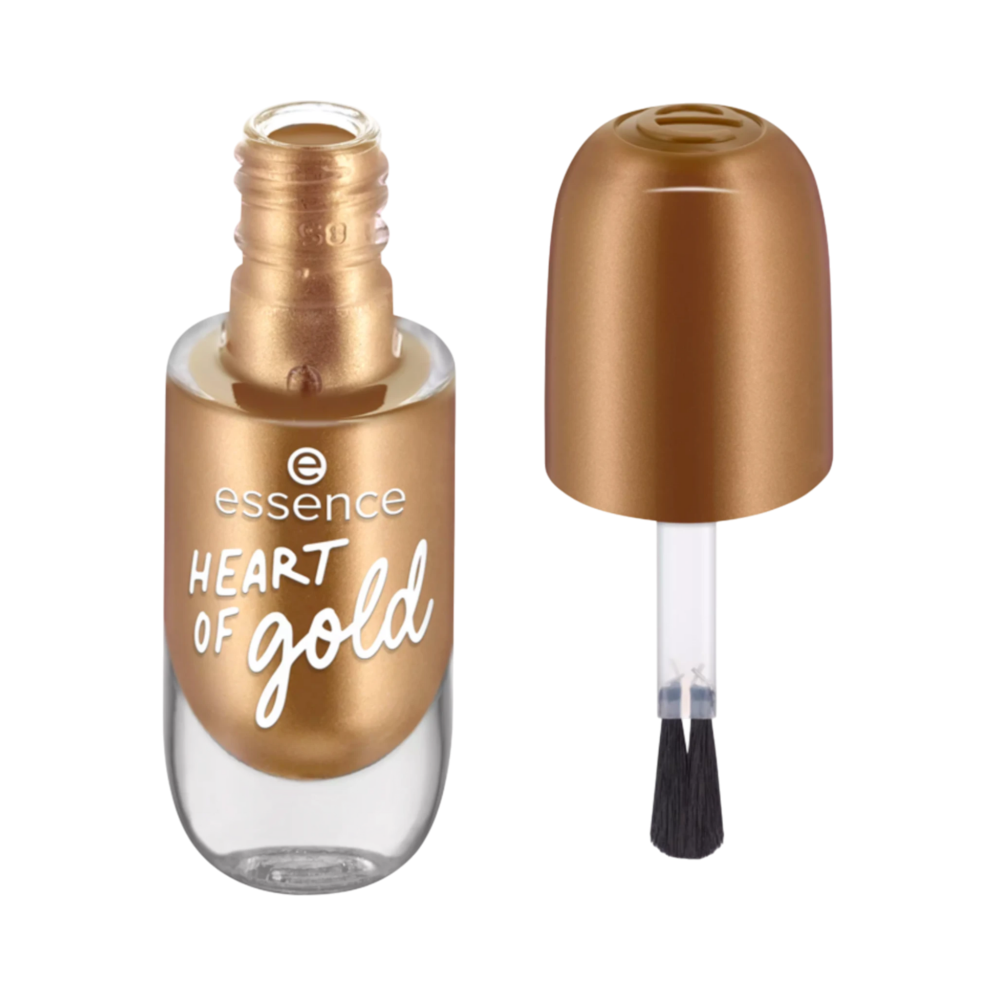 Nail Polish-Essence-Gel Nail Colour-62-HEART OF gold-F-8ML