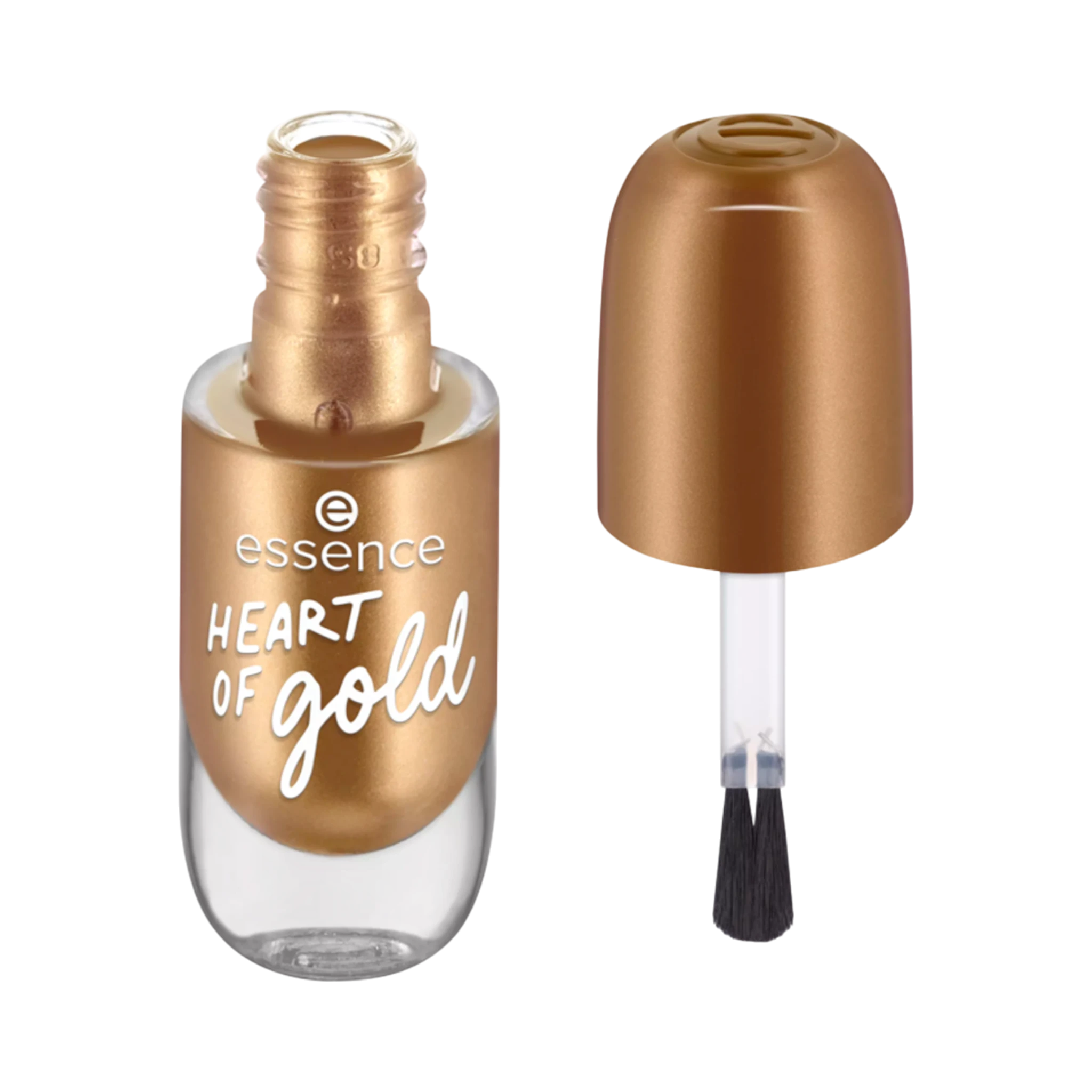 Nail Polish-Essence-Gel Nail Colour-62-HEART OF gold-F-8ML