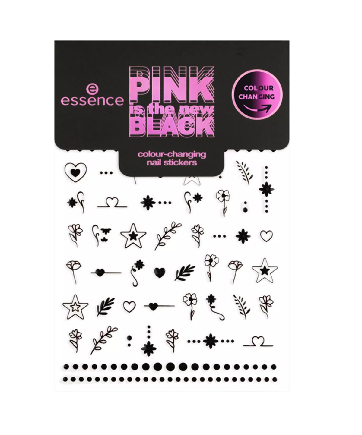 Nail Stickers-Essence-Pink Is The New Black Colour-Changing Nail Stickers-01-What The...Pink?!-4059729422668
