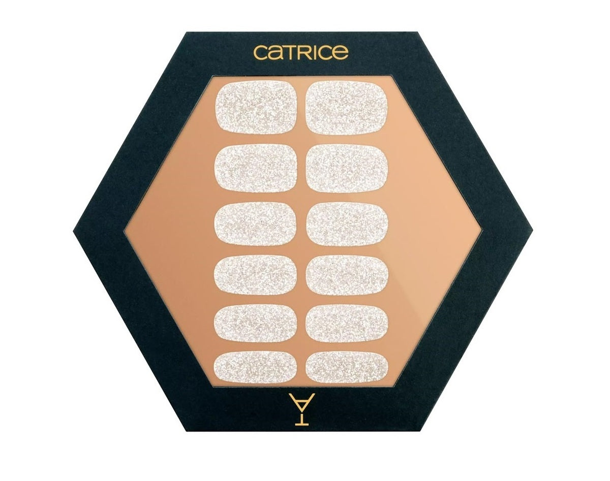 Nail Stickers-Catrice-About Tonight Glitter Nail Foil-C01-Cheer The Year-F