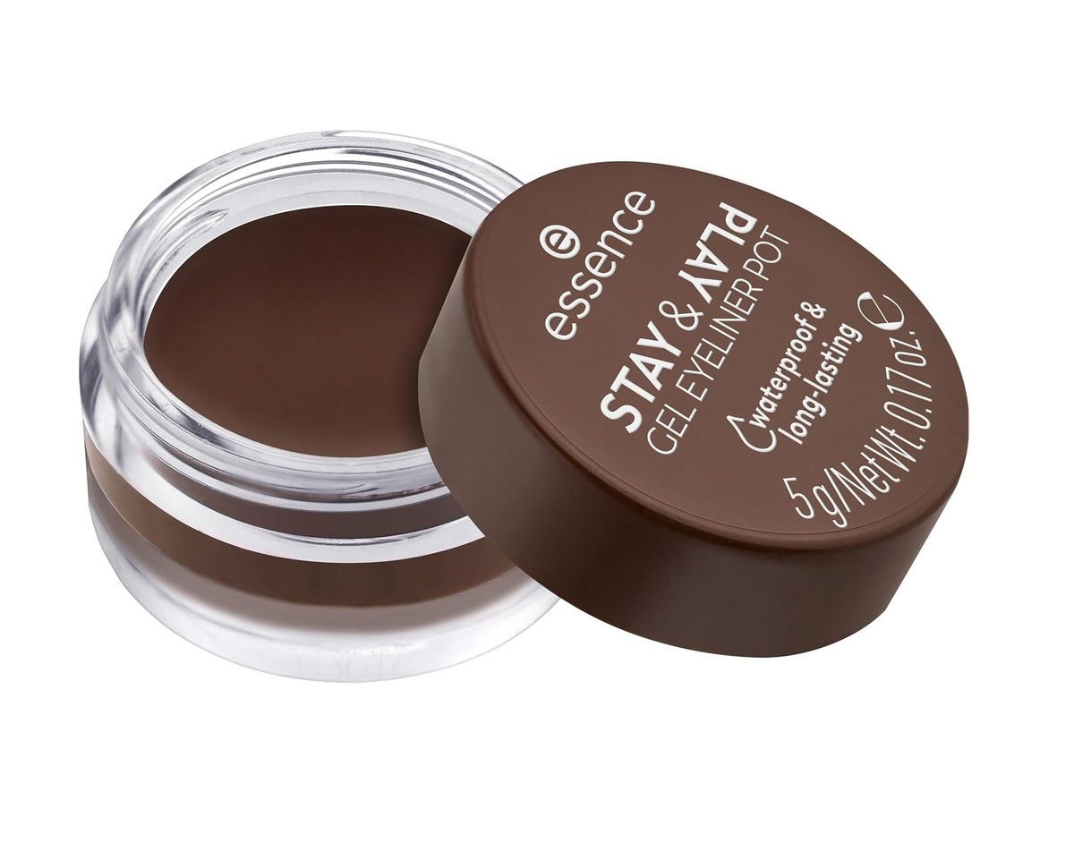 Eyeliner-Essence-STAY & PLAY Gel Eyeliner Pot-02-Brown-F-5G