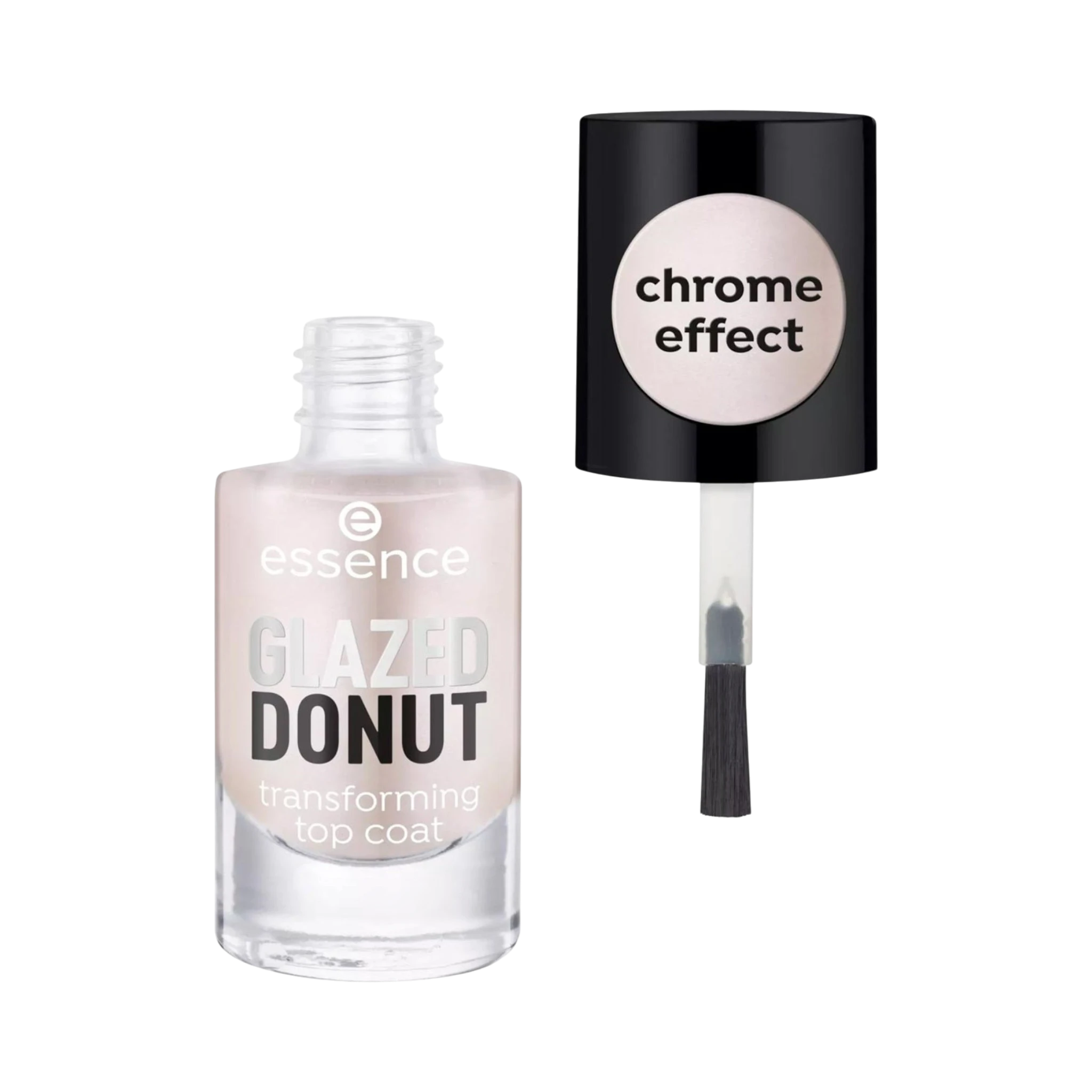 Top Coat Nail Polish-Essence-Transforming Top Coat-Glazed Donut-F-8ML