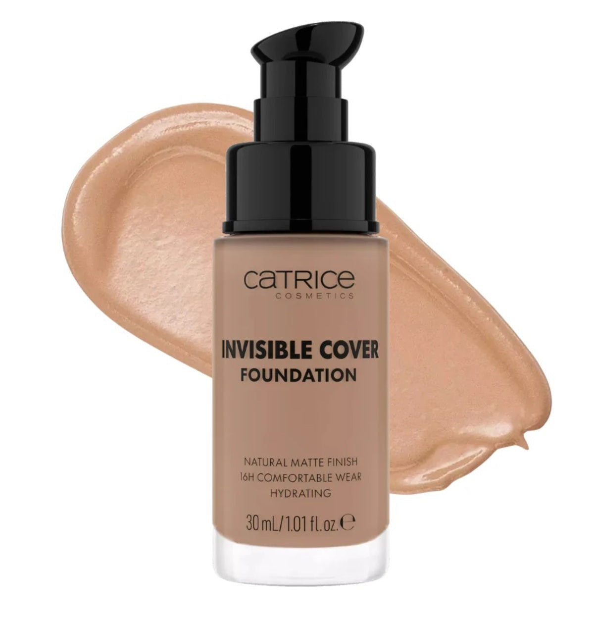 Foundation-Catrice-Invisible Cover Foundation-037W-Warm-F-30ML