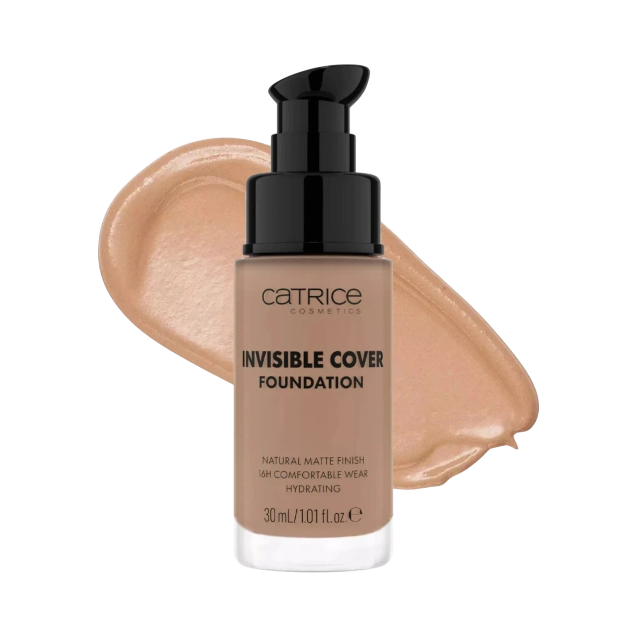 Foundation-Catrice-Invisible Cover Foundation-037W-Warm-F-30ML