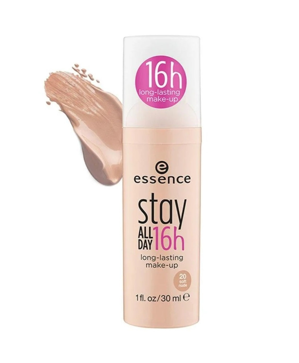 Foundation-Essence-Stay ALL DAY 16h long-lasting Foundation-20-Soft Nude-F-30ML