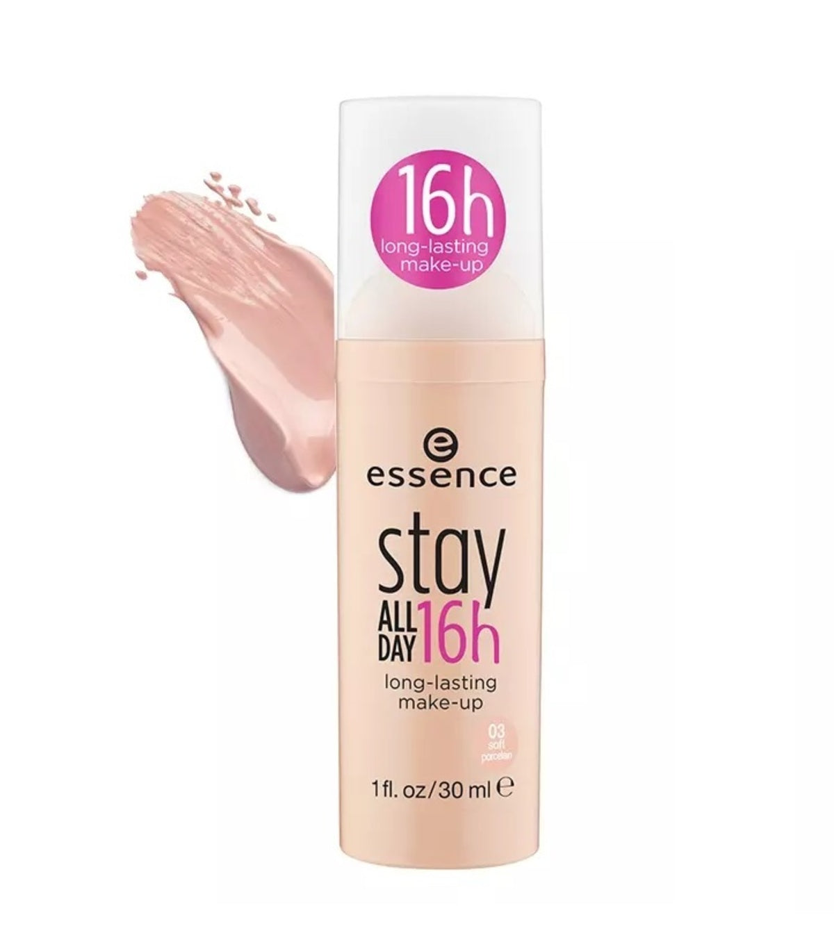 Foundation-Essence-Stay ALL DAY 16h long-lasting Foundation-03-Soft Porcelain-F-30ML