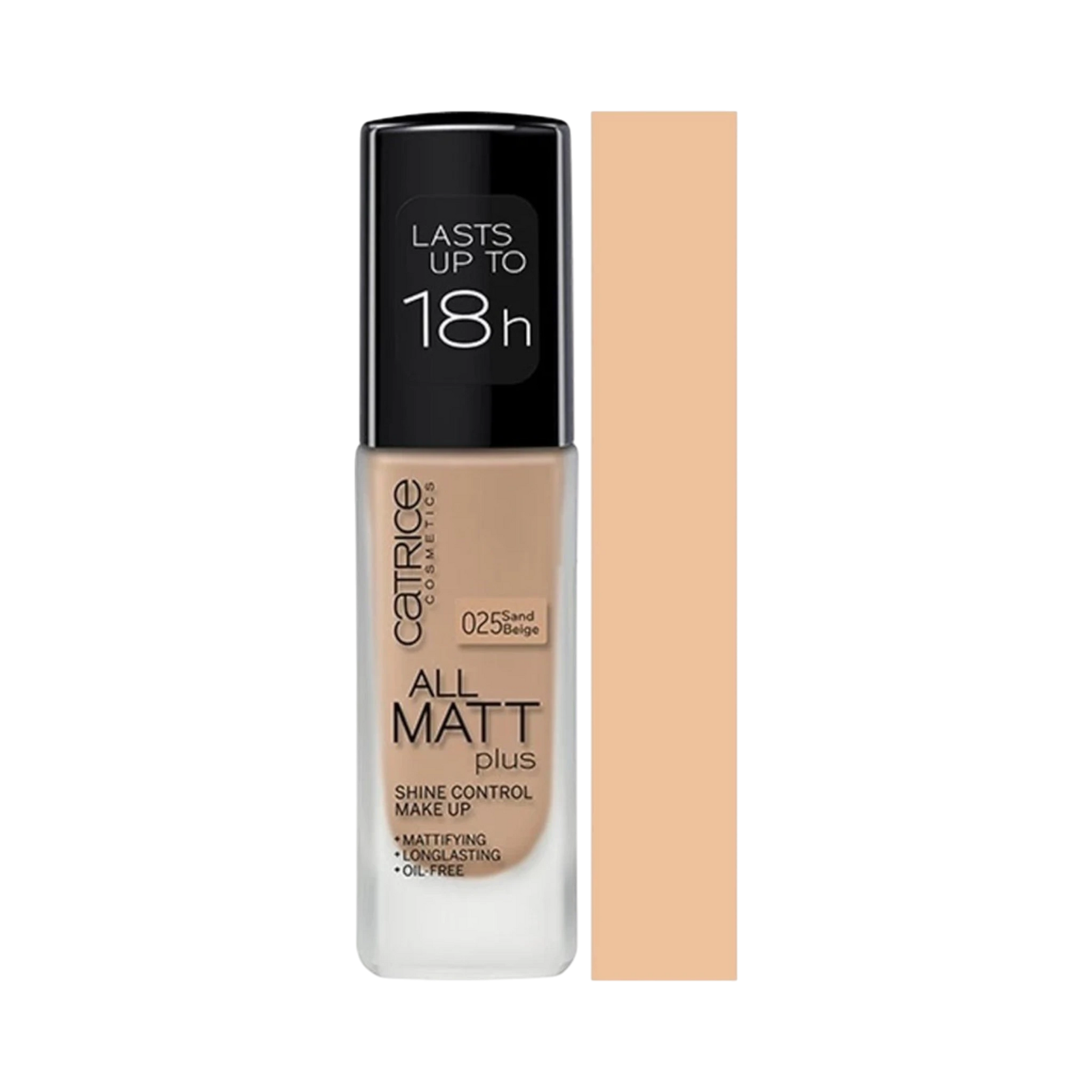 Foundation-Catrice-All Matt Plus Shine Control Makeup-025-Sand Beige-F-30ML