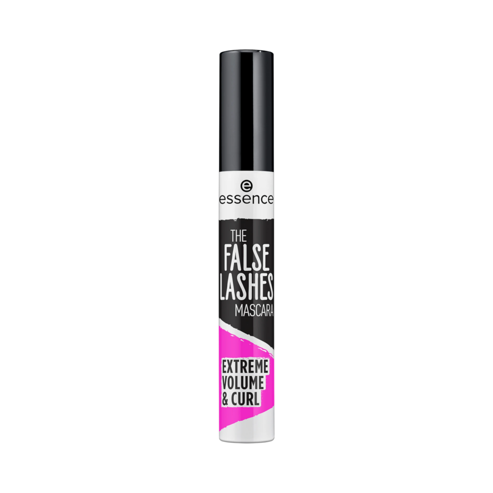 The False Lashes Mascara in a black and white tube with pink accent for extreme volume and curl