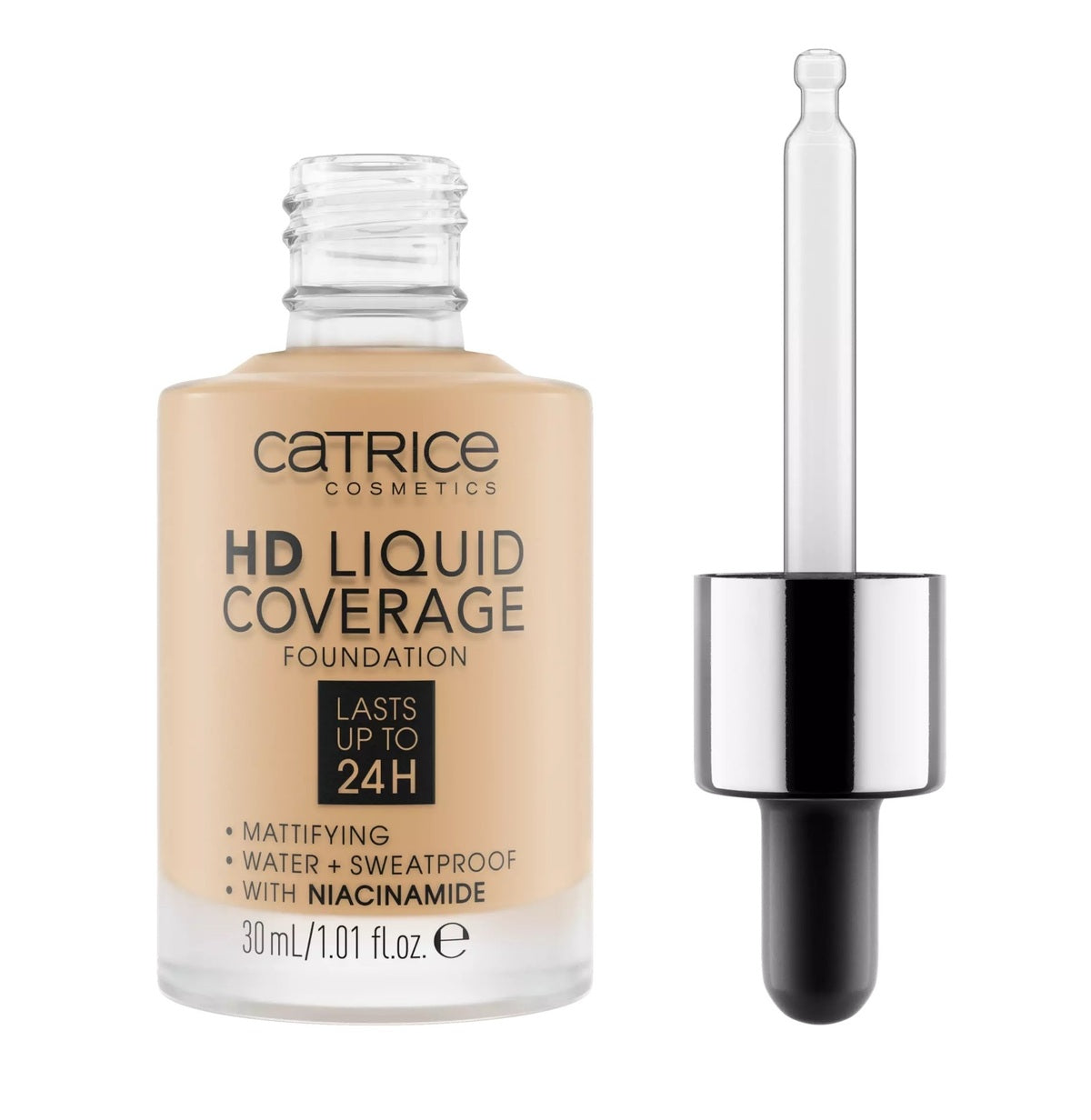 Foundation-Catrice-HD Liquid Coverage Foundation-040-Warm Beige-F-30ML