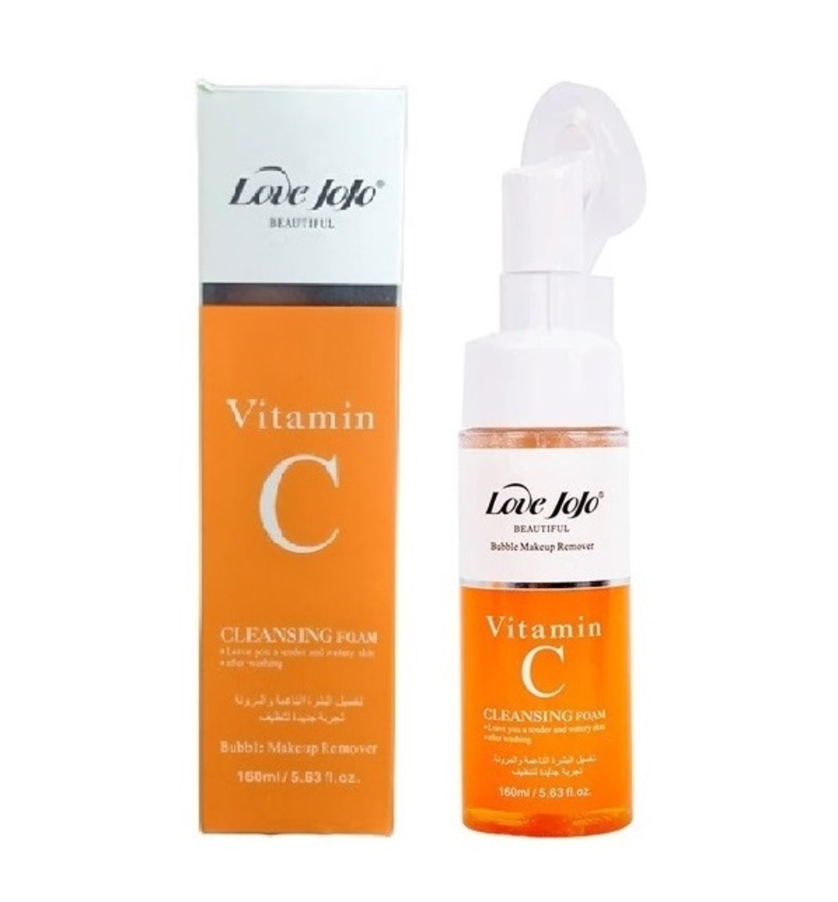 Makeup Remover-Love JOJO-Vitamin C Cleansing Foam-F-160ML