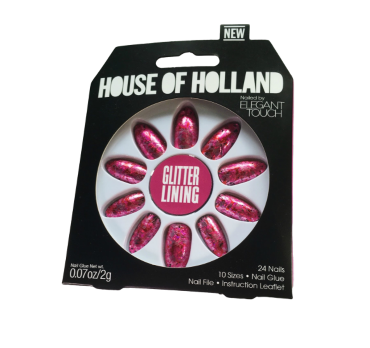 False Nails-House Of Holland-Nailed by Elegant Touch Press-on Nails-Glitter Lining-F-24PCS