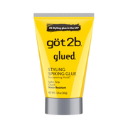 ModaBodyShop got2b Glued Styling Spiking Glue in a yellow 35g tube for strong, water-resistant hair hold.