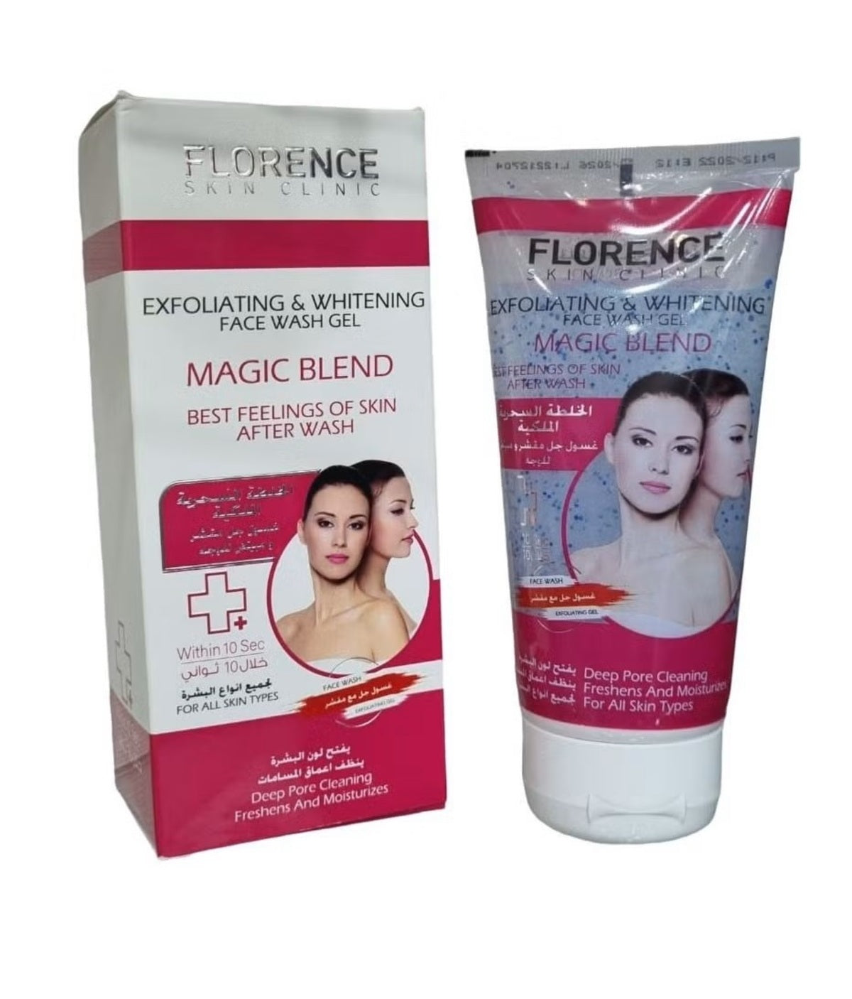 Body Scrub-Florence-Baby Powder Gel Wash Scrub-U-150ML