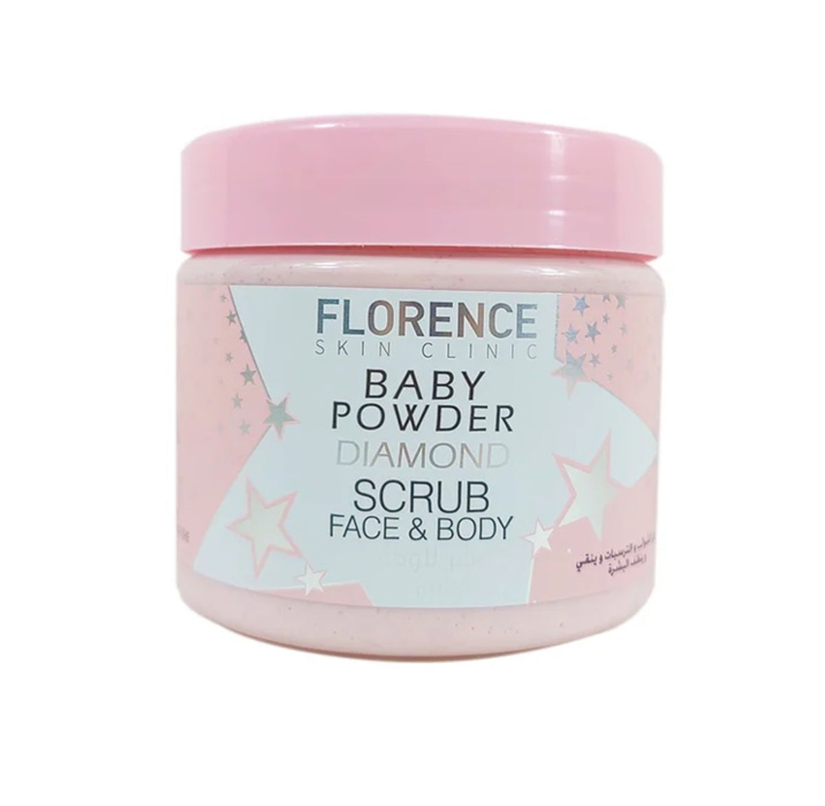 Body Scrub-Florence-Baby Powder Face & Body Scrub-U-300ML