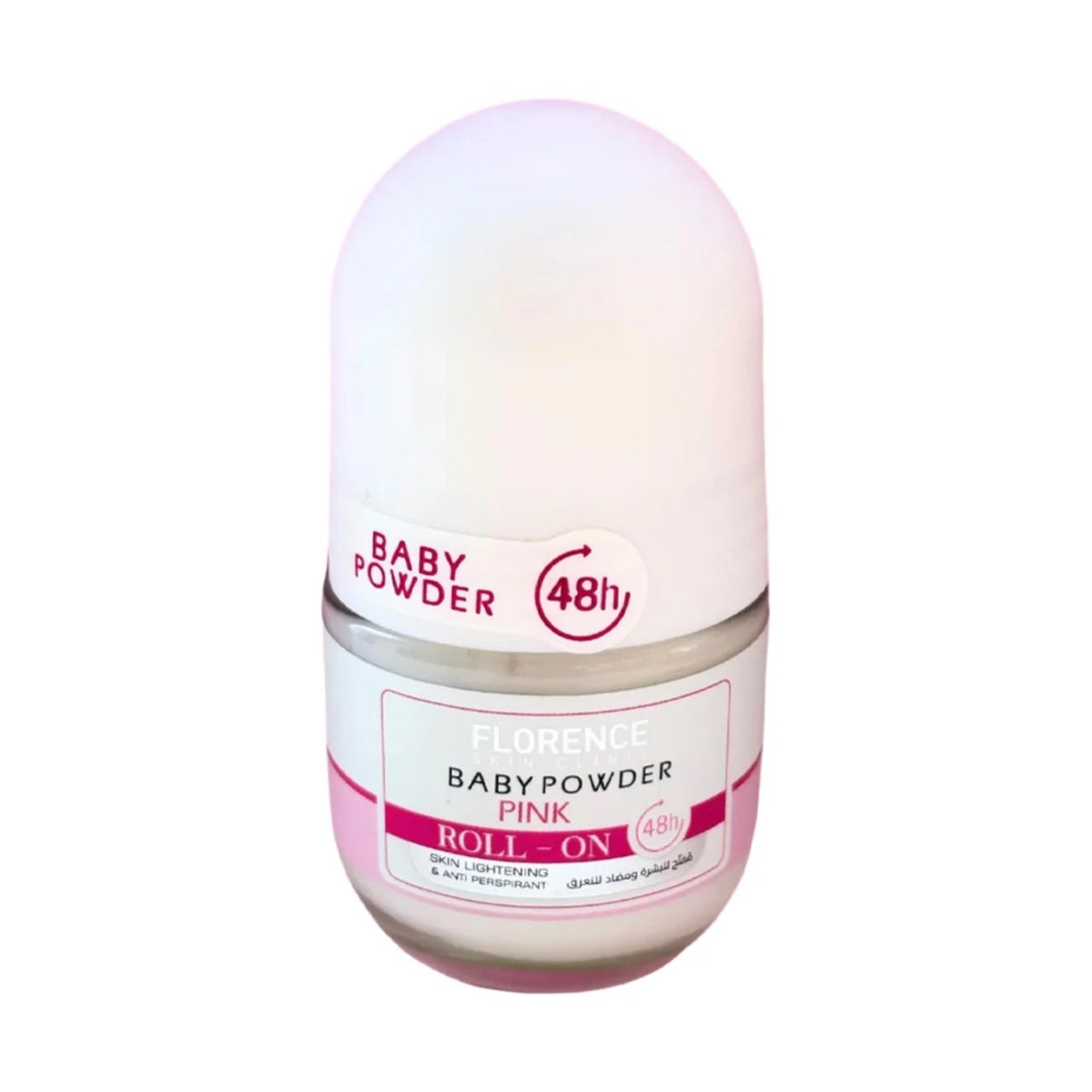 Deodorant-Florence-Baby Powder Pink Anti-Perspirant Roll On-U-50ML