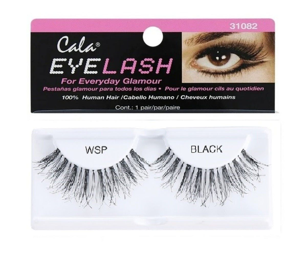 False Eyelashes-Cala-Premium Natural Glamour Eyelashes-N79-Black-F
