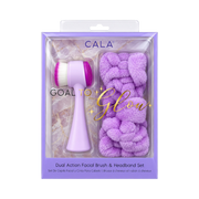 Goal to Glow Dual Action Facial Brush & Headband Set