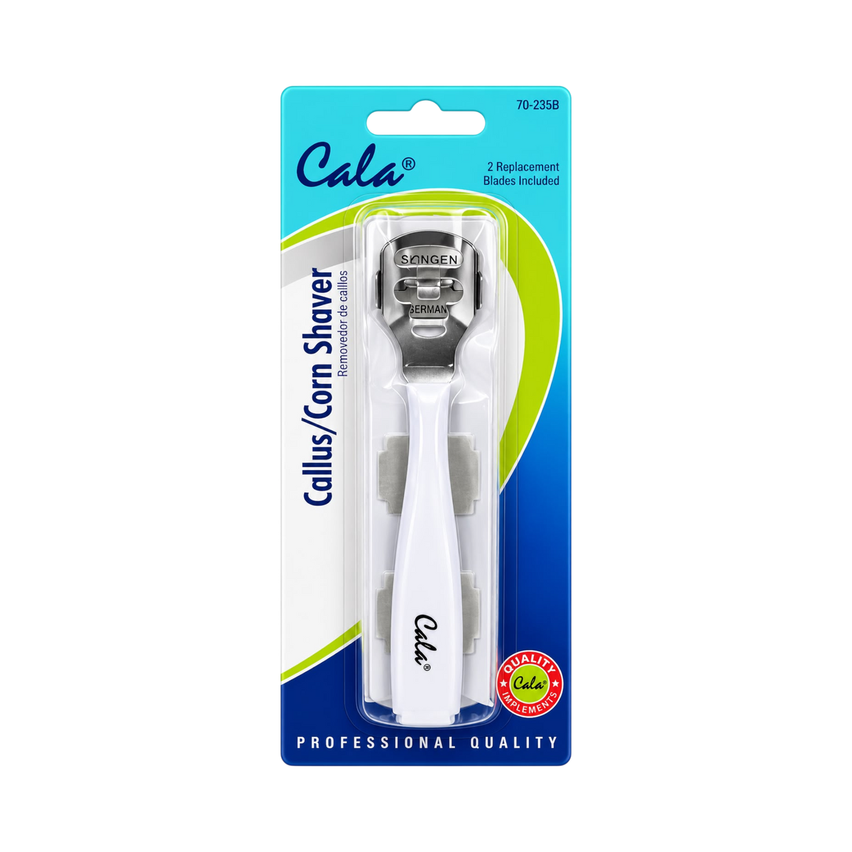 Callus/Corn Shaver with 2 Replacement Blades