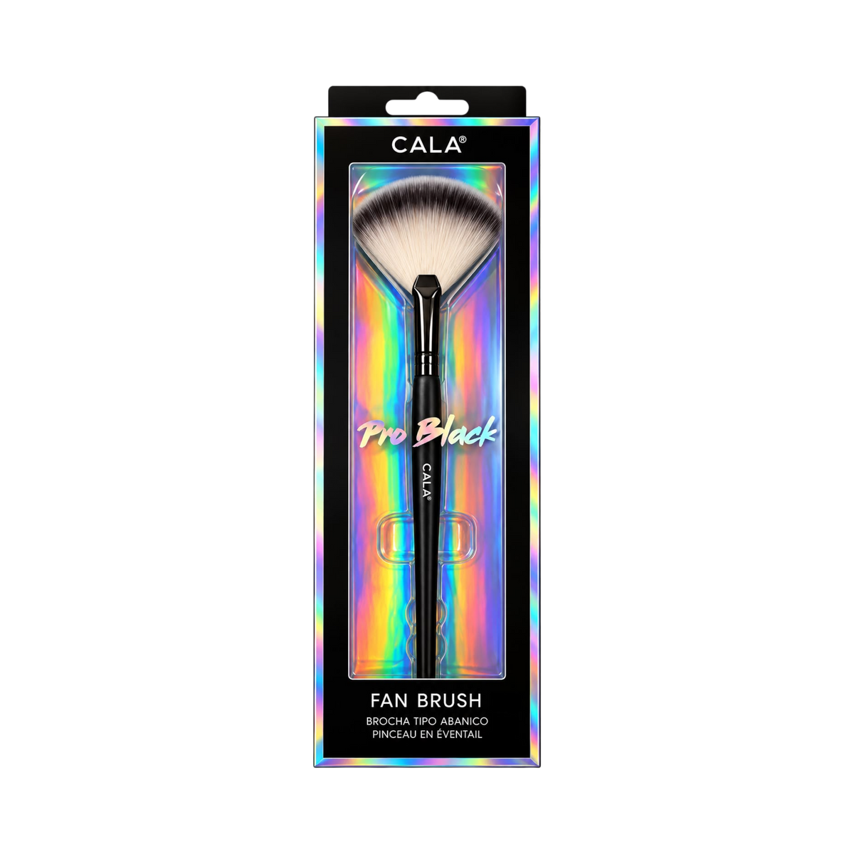 Pro Black Fan Brush