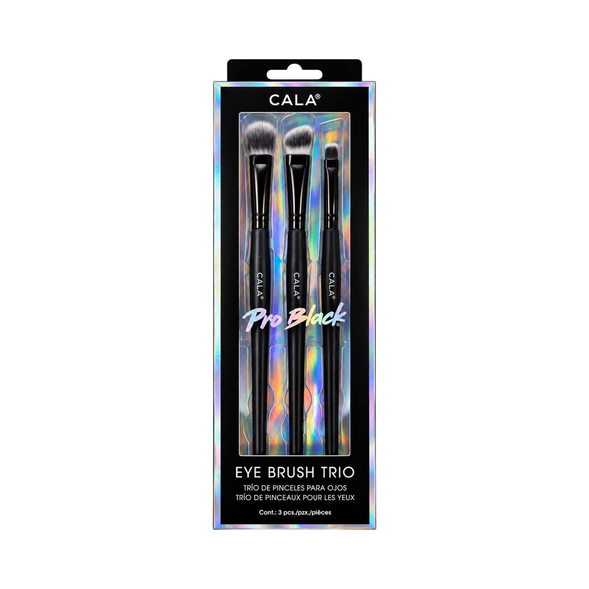 Pro Black Eye Brush Trio