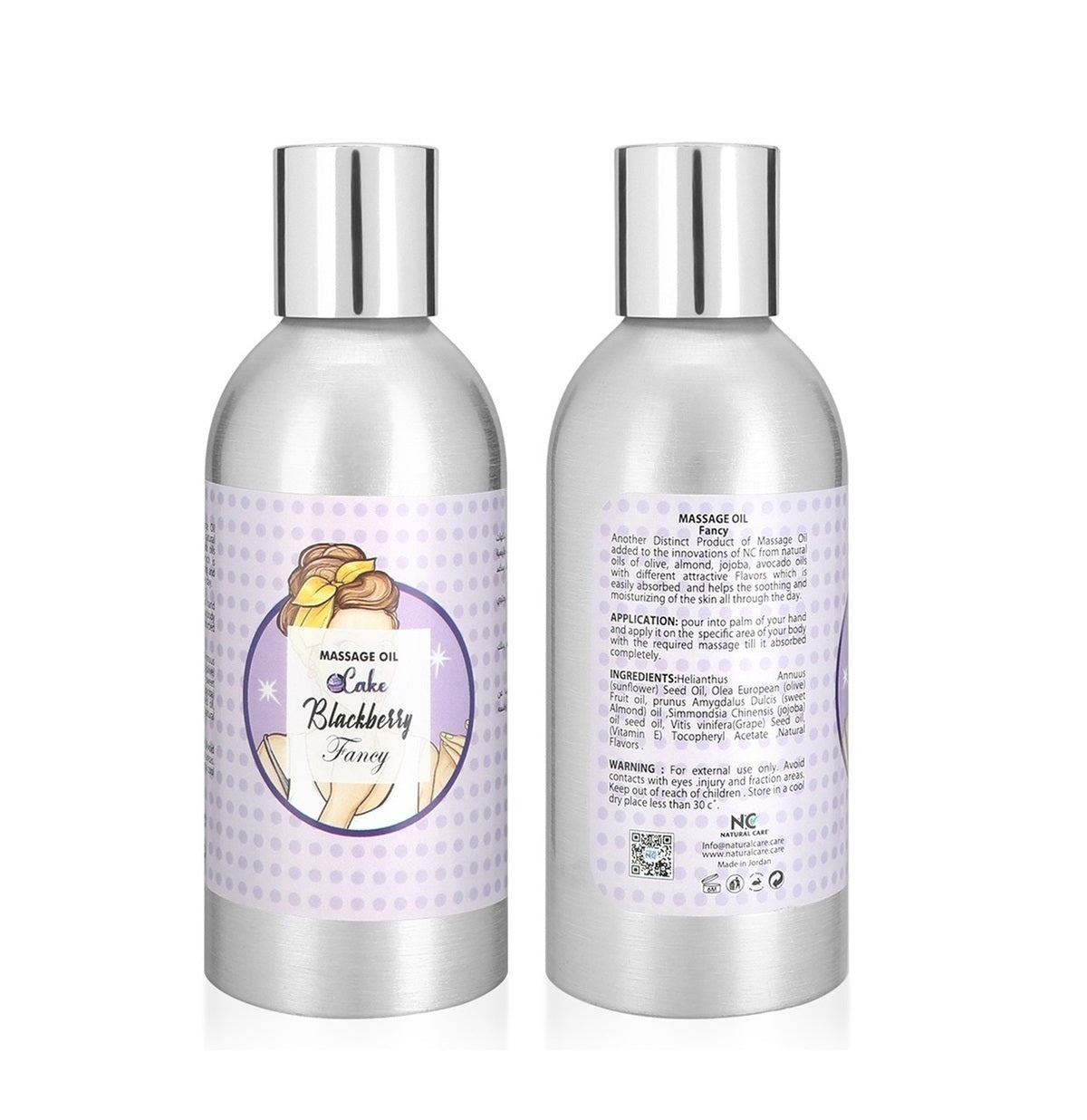 Body Oil-Natural Care-Fancy Blackberry Massage Body Oil-F-150ML