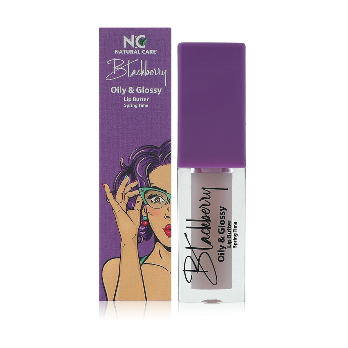 Lip Gloss-Natural Care-Blackberry Oily & Glossy Lip Butter-F