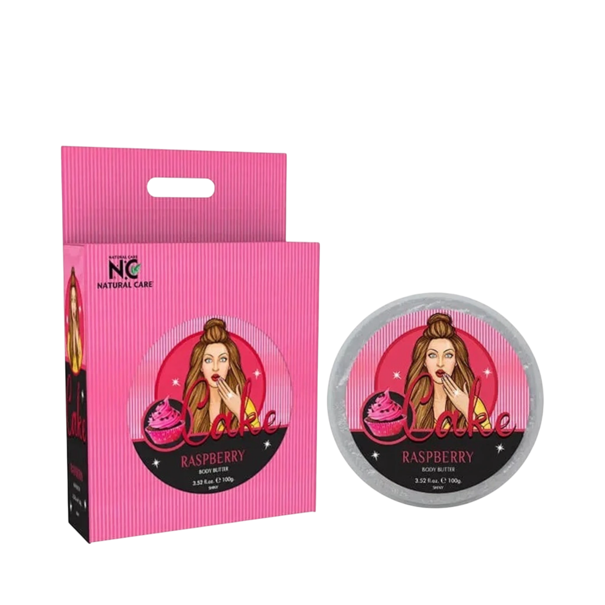 Body Butter-Natural Care-Cake Raspberry Body Butter-F-100G