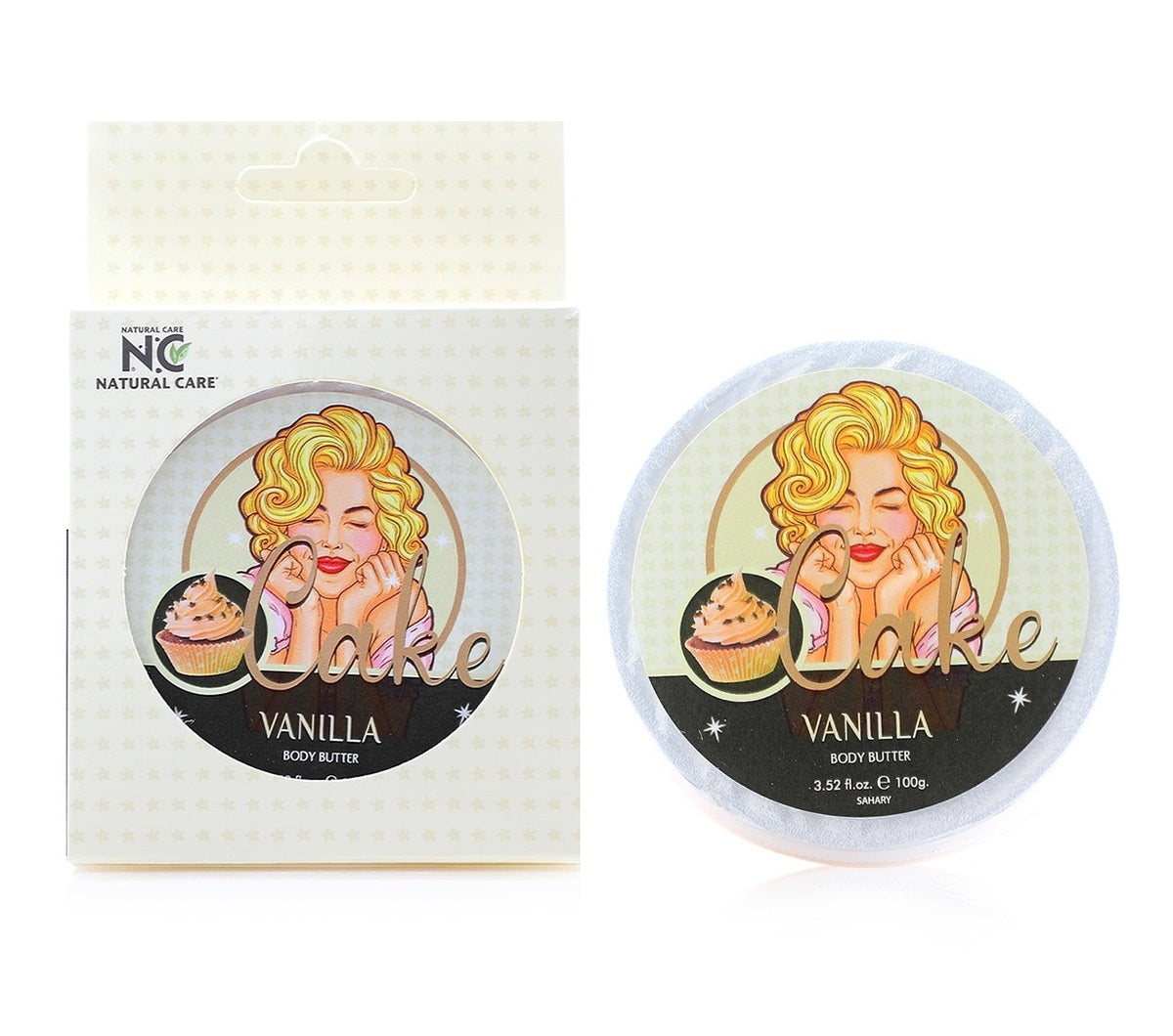 Body Butter-Natural Care-Cake Vanilla Body Butter-F-100G