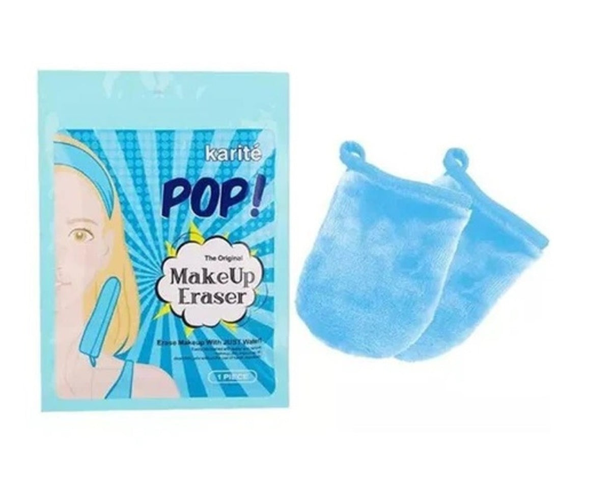 Face Wipes-Karite-The Original Make Up Eraser Wipe-Blue-F