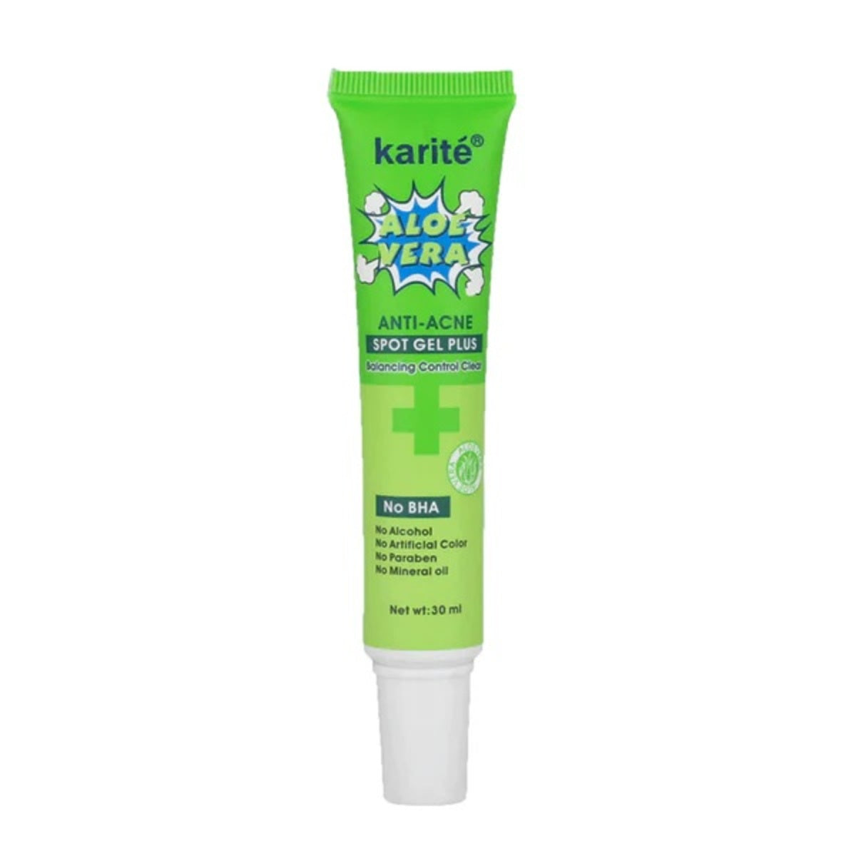 Face Gel-Karite-Aloe Vera Anti-Acne Spot Gel Plus-U-30ML