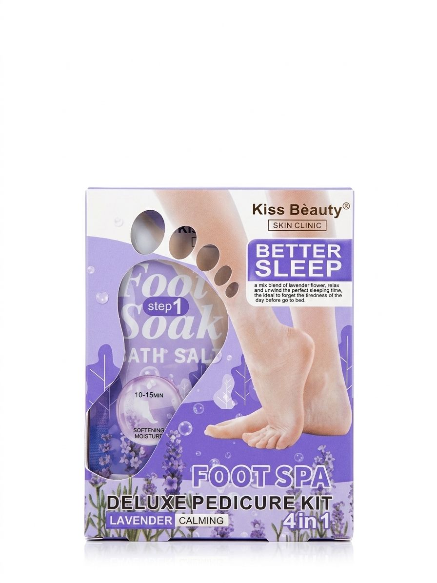 Lavender Calming Foot Spa Deluxe Pedicure Kit
