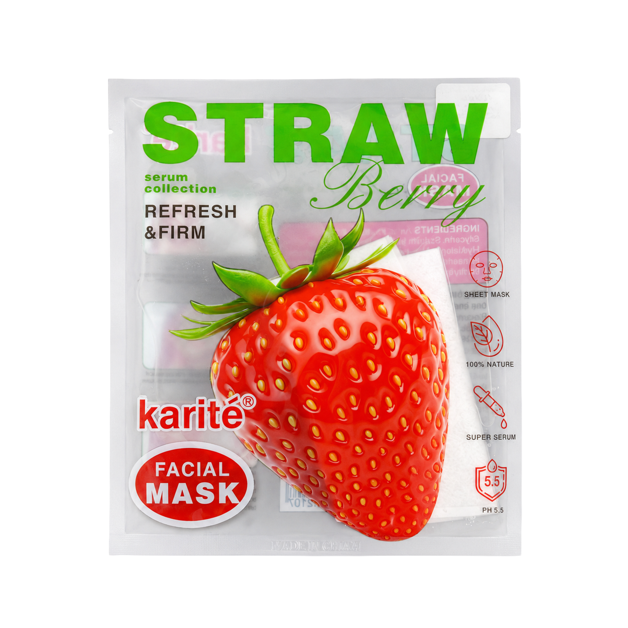 Strawberry Refresh & Firm Facial Mask