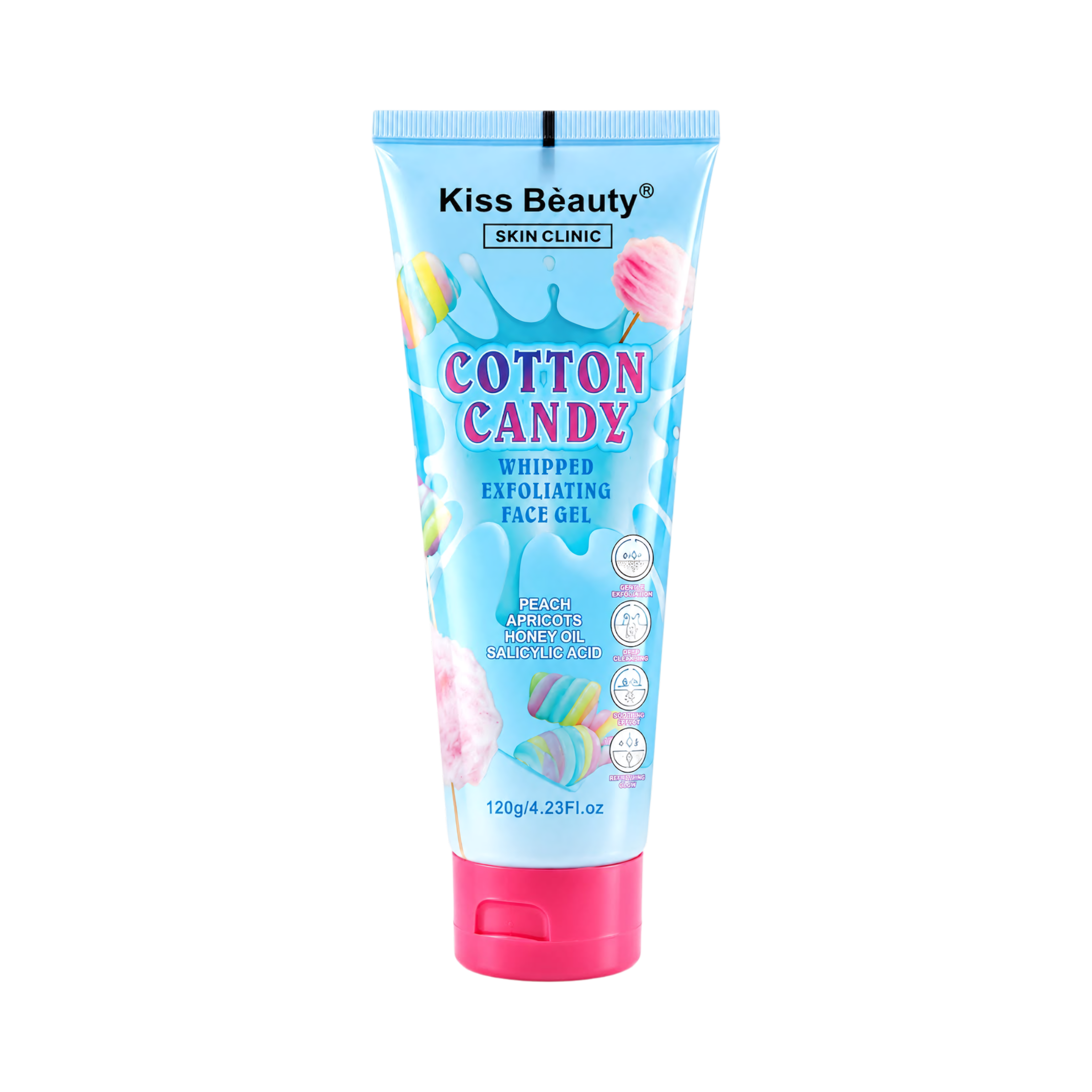 Cotton Candy Whipped Exfoliating Face Gel