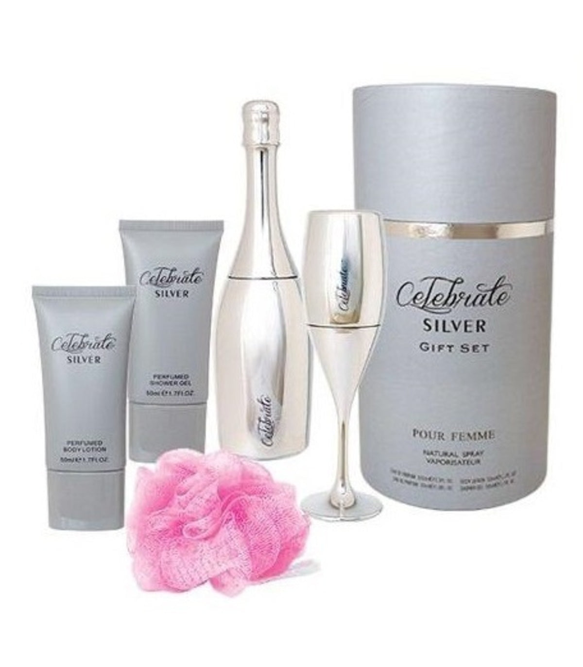 Perfume Set-Sellion Parfums-Celebrate Silver Gift Set-F