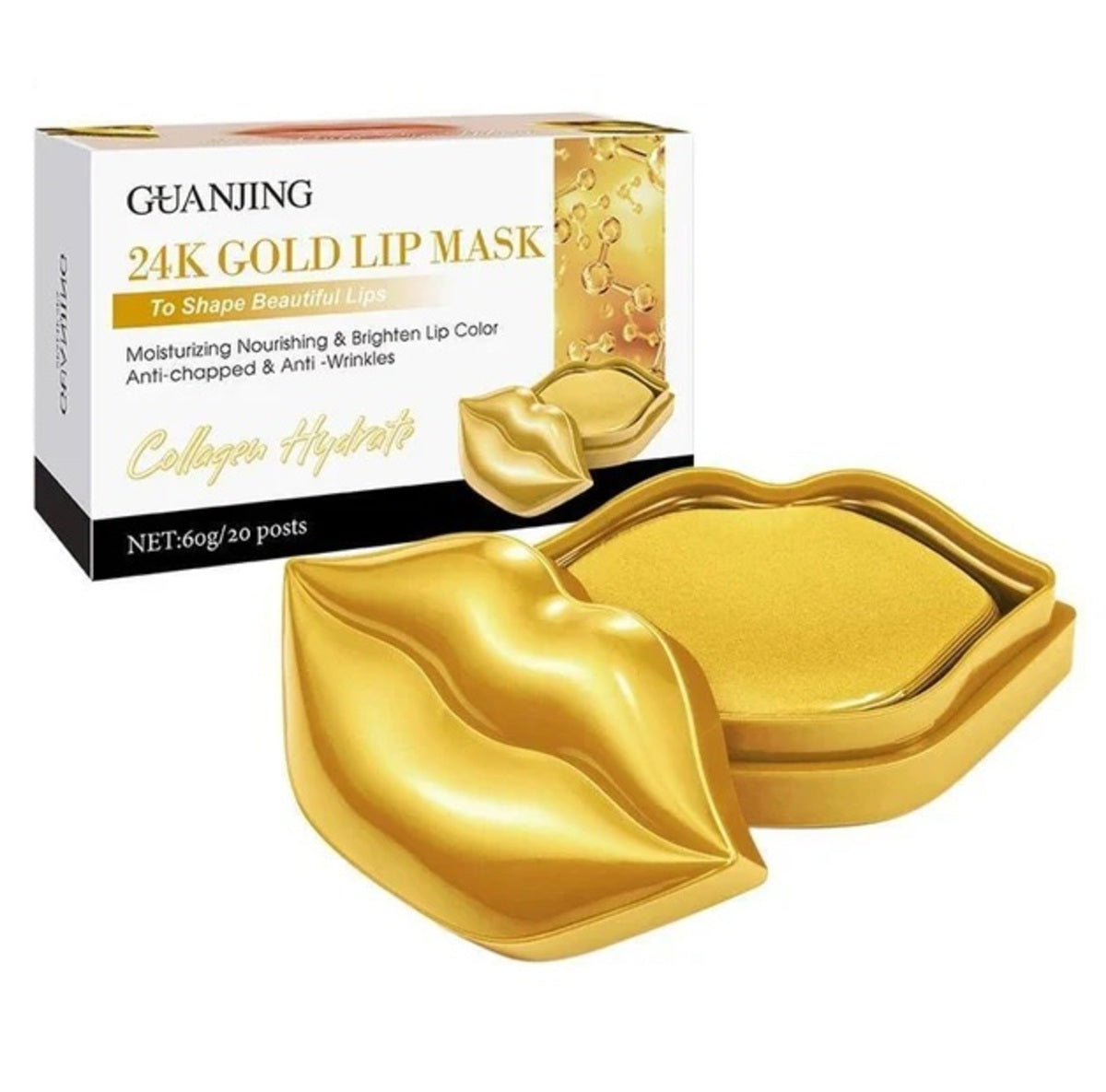 Lip Mask-Guanjing-24K Gold Lip Mask-F-20PCS