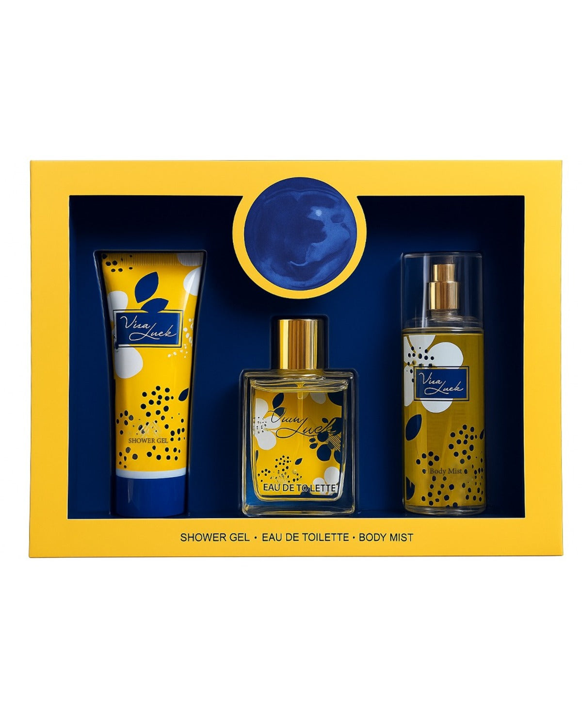 Perfume-Viva Luck-Yellow Floral Set-F