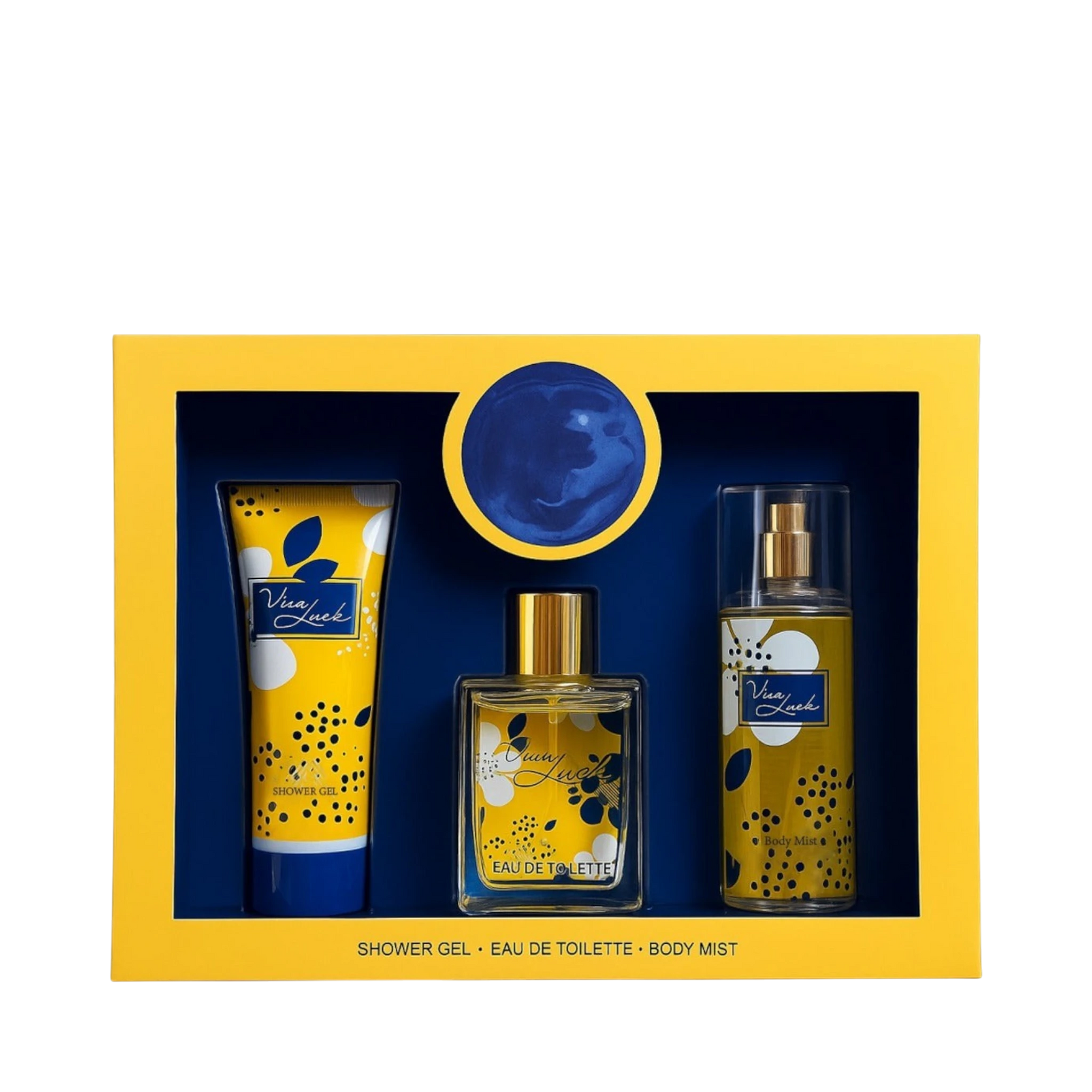 Perfume-Viva Luck-Yellow Floral Set-F