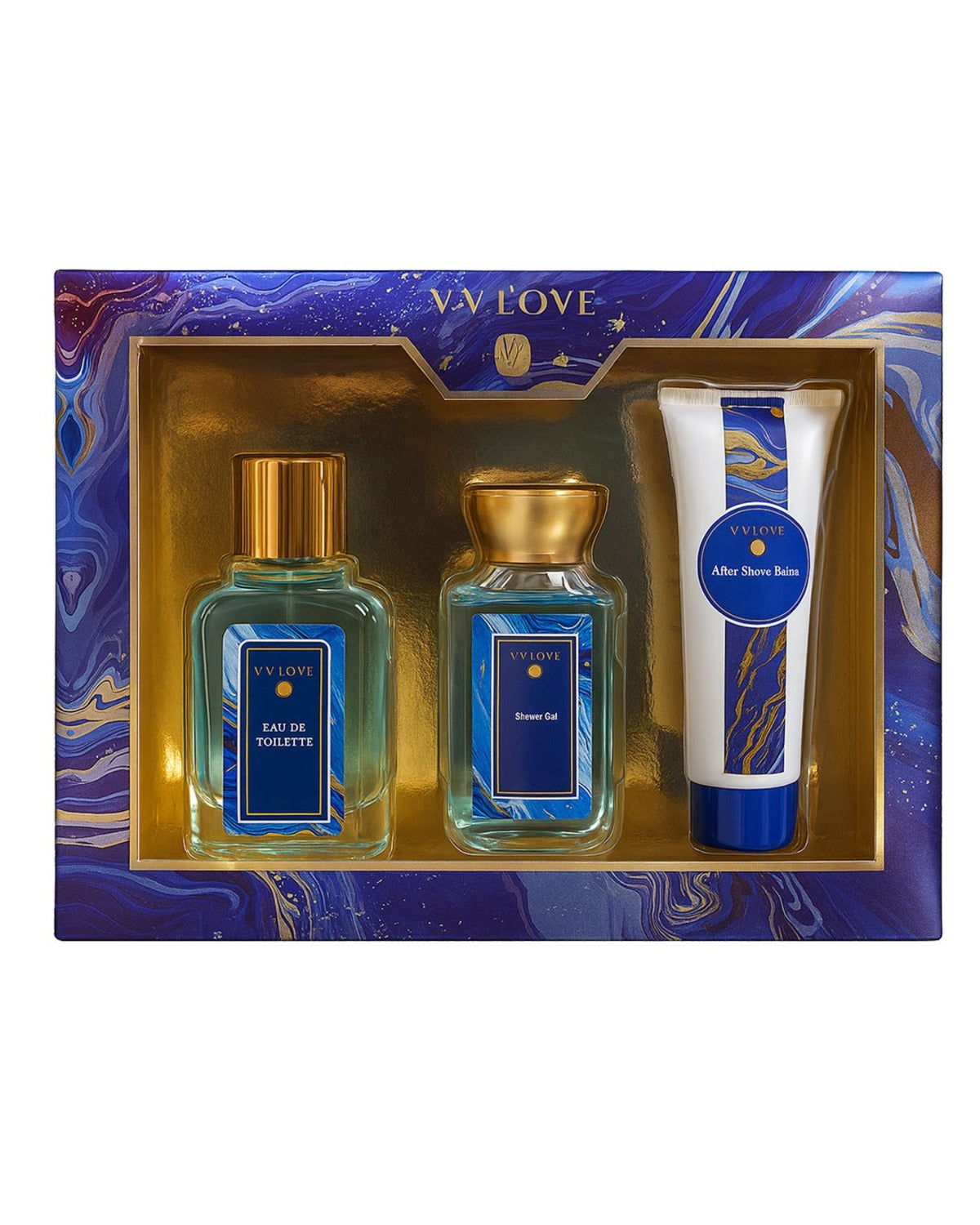 Perfume Set-V.V.Love-Fragrance & After Shave Gift Set-M