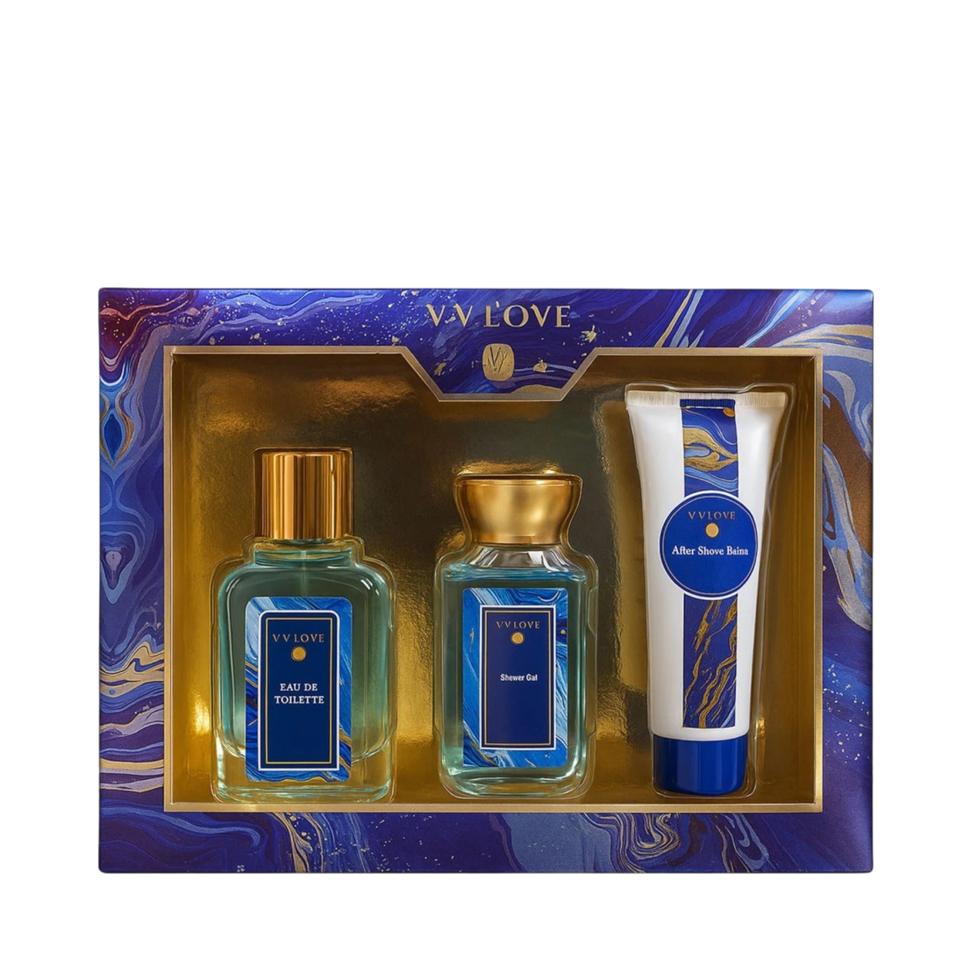 Perfume Set-V.V.Love-Fragrance & After Shave Gift Set-M